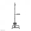 Neomounts FPMA-MOBILE1700 mobiel werkstation, 10-32 inch (25,4-81,3 cm), max. 8 kg, VESA 75x75-100x100, hoogte 94-175 cm, staal, zwart