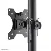 Neomounts FPMA-MOBILE1700 mobiel werkstation, 10-32 inch (25,4-81,3 cm), max. 8 kg, VESA 75x75-100x100, hoogte 94-175 cm, staal, zwart