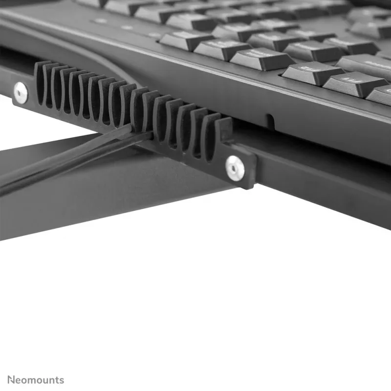 Neomounts FPMA-MOBILE1700 mobiel werkstation, 10-32 inch (25,4-81,3 cm), max. 8 kg, VESA 75x75-100x100, hoogte 94-175 cm, staal, zwart