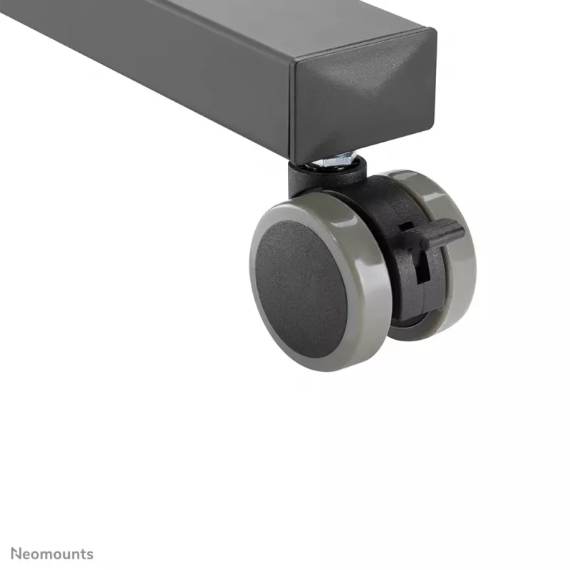 Neomounts FPMA-MOBILE1700 mobiel werkstation, 10-32 inch (25,4-81,3 cm), max. 8 kg, VESA 75x75-100x100, hoogte 94-175 cm, staal, zwart