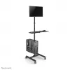 Neomounts FPMA-MOBILE1700 mobiel werkstation, 10-32 inch (25,4-81,3 cm), max. 8 kg, VESA 75x75-100x100, hoogte 94-175 cm, staal, zwart