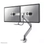 Neomounts NM-D775DXSILVER monitorarm 10-32 inch - gasdrukveer - Topfix - 180°-aanslag
