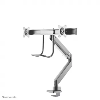 Neomounts NM-D775DXSILVER monitorarm 10-32 inch - gasdrukveer - Topfix - 180°-aanslag