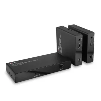 AV-zender & -ontvanger Lindy 70 m Cat.6 2 poorts HDMI 4K60 IR splitter extender