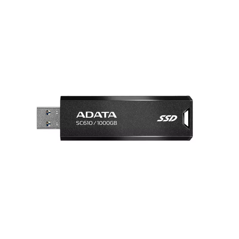 USB-stick ADATA SC610 1 TB, USB Type-A, USB 3.2 Gen 2, hulsvormfactor, zwart, kunststof behuizing
