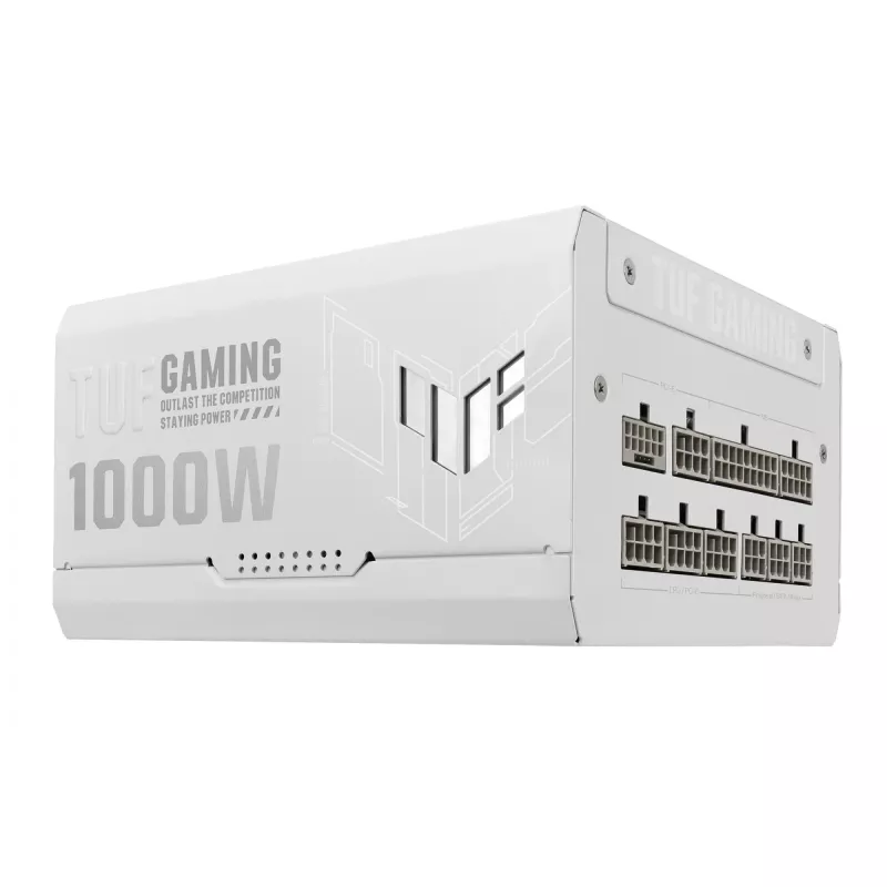 ASUS TUF Gaming 1000W Gold White Edition voeding 20+4 pin ATX ATX