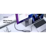 UGREEN Revodok CM511 5-in-1 USB-C-hub (15596), 3x USB-A, 4K HDMI, USB-C PD 100 W, grijs