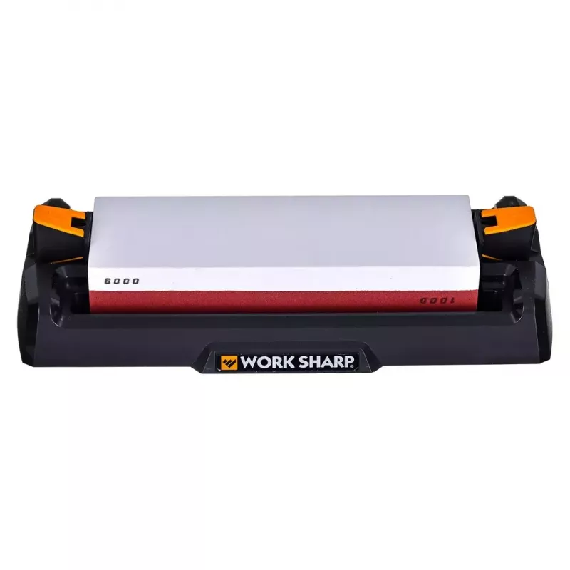 Slijpsteenset Work Sharp 1000/6000 met houder - tweekorrelig systeem