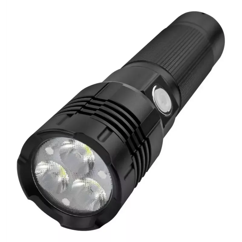 Ansmann Pro 3000R 1600-0445 LED-zaklamp, metaal, 3x10 W (30 W), waterdicht, zwart