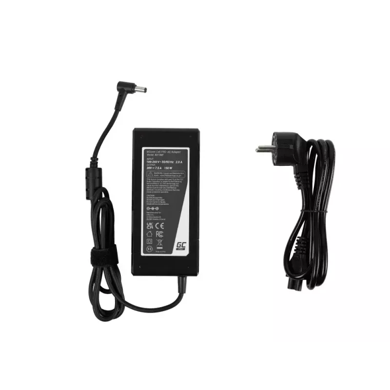 Voeding Green Cell AD136P universeel 150 W 20 V 7,5 A AC/DC zwart