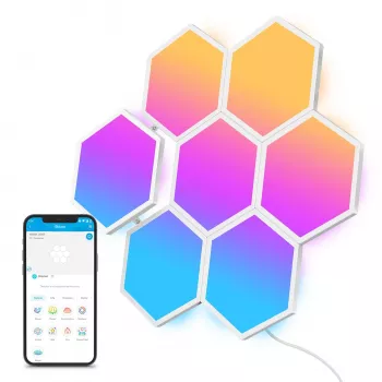 Slim paneel Govee Glide Hexa Light Panels Wi-Fi wit 10 stuks