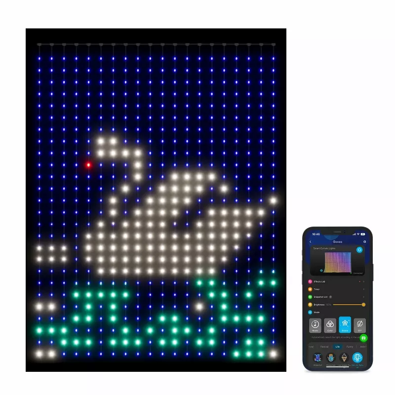 Universele lichtstrip Govee H70B1 LED 2000 mm binnen/buiten meerkleurig 520 lampen