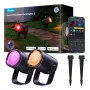 Buitenstraler Govee H7093 RGBICWW 750 lm Wi-Fi 2,4 GHz, RGB + warmwit
