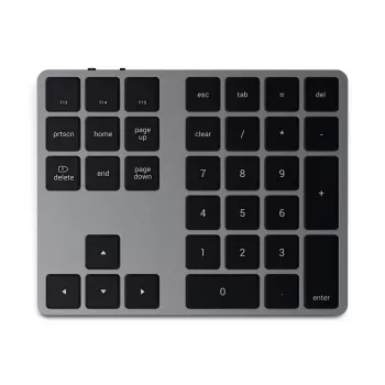Numeriek toetsenbord Satechi ST-XLABKM Bluetooth 33 toetsen grijs