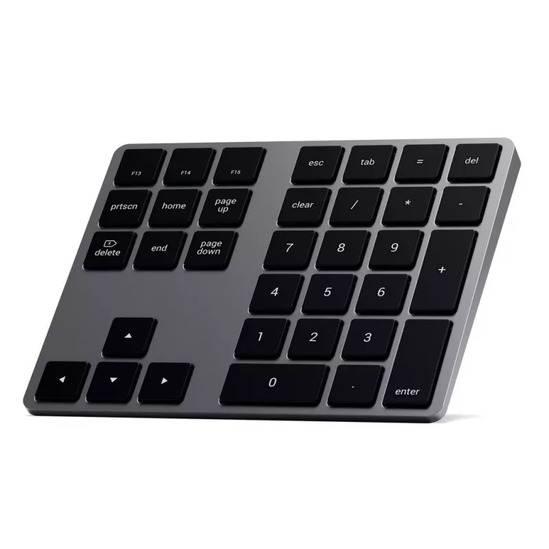 Satechi ST-XLABKM Extended draadloos Bluetooth-numeriek toetsenbord, spacegrijs