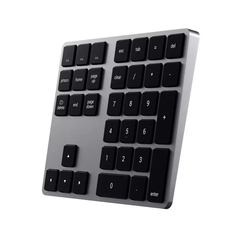 Satechi ST-XLABKM Extended draadloos Bluetooth-numeriek toetsenbord, spacegrijs