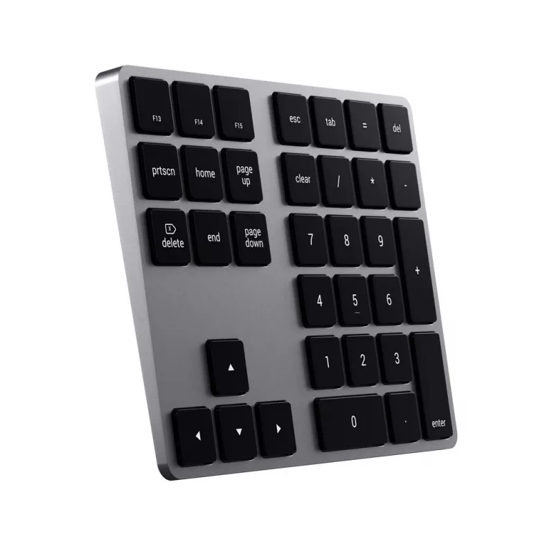 Satechi ST-XLABKM Extended draadloos Bluetooth-numeriek toetsenbord, spacegrijs