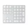 Numeriek toetsenbord Satechi ST-XLABKS — Bluetooth, 33 toetsen, zilver, 124,7 g