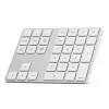 Satechi ST-XLABKS Extended draadloos Bluetooth-numeriek toetsenbord, zilver