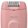 Epilator Philips BRE227/00 bedraad roze — massagefunctie, netvoeding, met reinigingsborstel