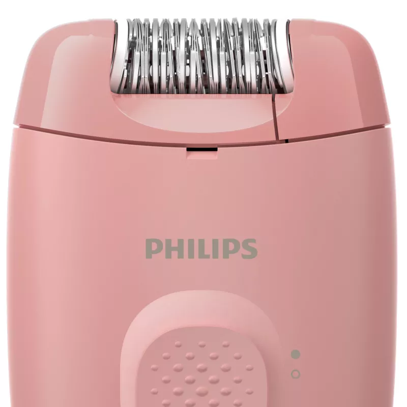 Epilator Philips BRE227/00 bedraad roze — massagefunctie, netvoeding, met reinigingsborstel