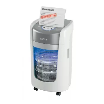 Leitz IQ OptiMax Home Office 225 microsnijder papierversnipperaar veiligheidsniveau P5 15 L – wit