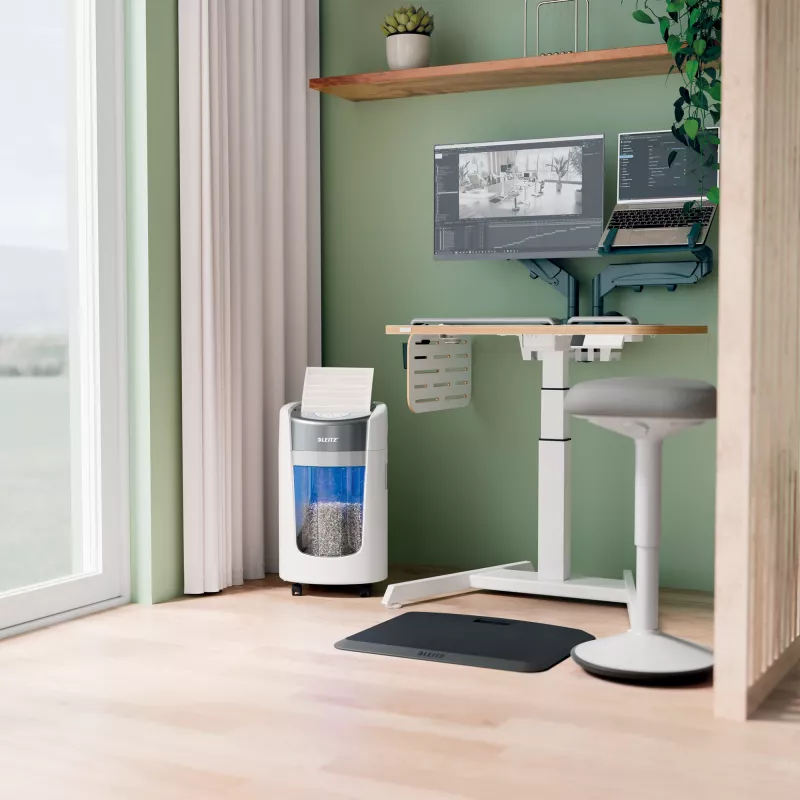 Leitz IQ OptiMax Home Office 225 microsnijder papierversnipperaar veiligheidsniveau P5 15 L – wit