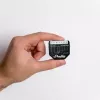 Slim relais Shelly Wave Shutter zwart 10 A 110–230 V, max. bereik 40 m, 25 dBmW
