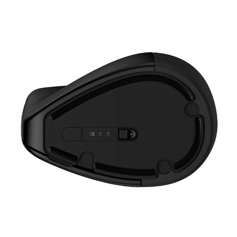 HP 925 ergonomische verticale muis, rechtshandig, verticaal ontwerp, RF draadloos + Bluetooth, 4000 DPI, zwart