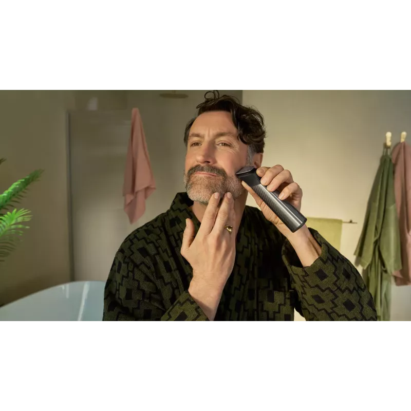 Philips All-in-One Trimmer 9000 Series MG9557/15 20-in-1 trimmer zilver 120 min. acculooptijd