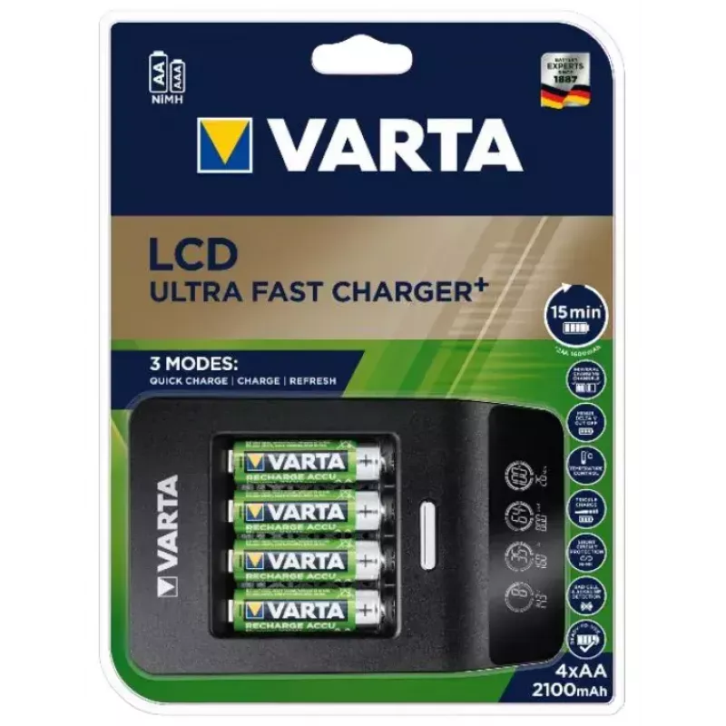 Batterijoplader Varta 57685 101 441