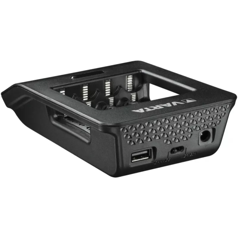 VARTA LCD Smart Charger+ met 4 AA-batterijen 2100 mAh
