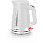 Elektrische waterkoker Bosch TWK3M121 — 1,7 L, 2400 W, wit, kunststof behuizing