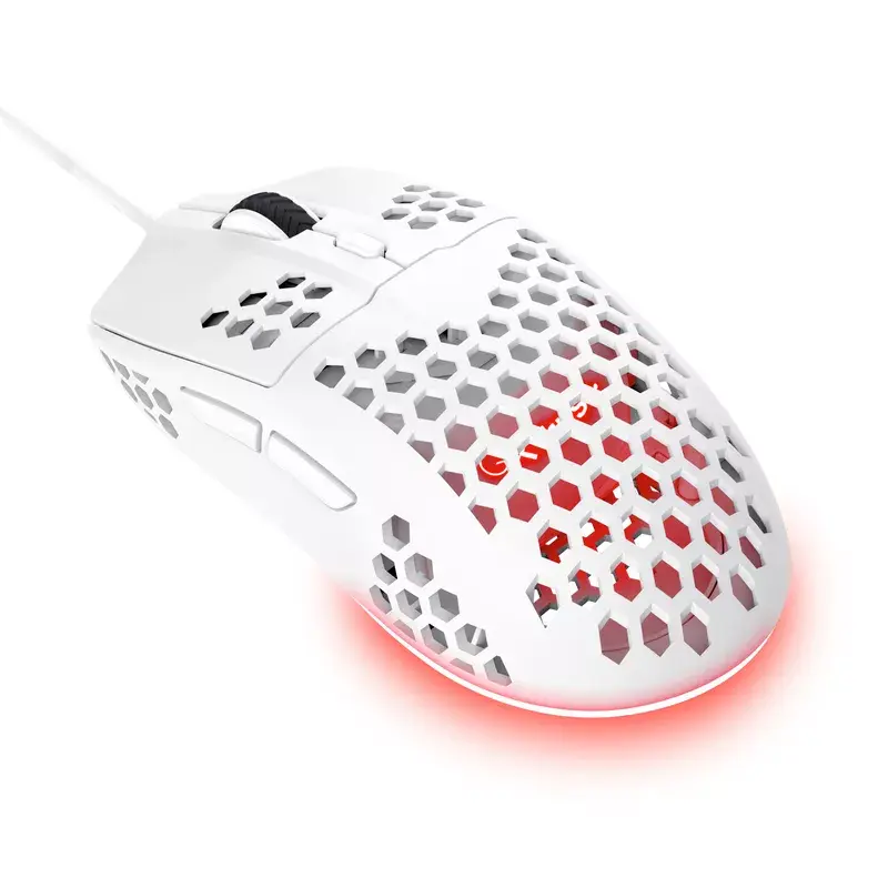 Muis Trust GXT928W USB optisch lichtgewicht wit