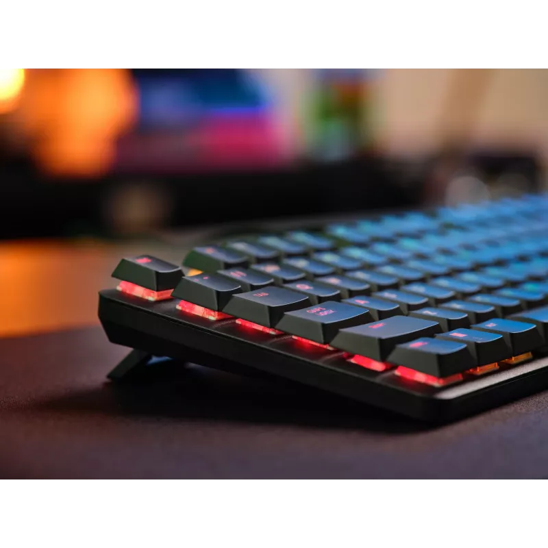 Trust GXT 868 Torix toetsenbord gaming USB + RF draadloos + Bluetooth QWERTY US Engels zwart