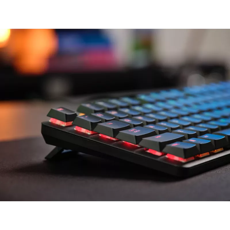 Trust GXT 868 Torix toetsenbord gaming USB + RF draadloos + Bluetooth QWERTY US Engels zwart