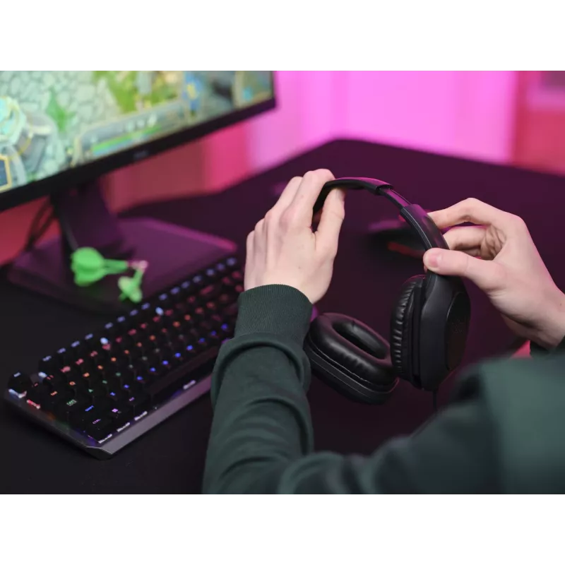 Trust GXT 415 Zirox headset bekabeld hoofdband gaming zwart