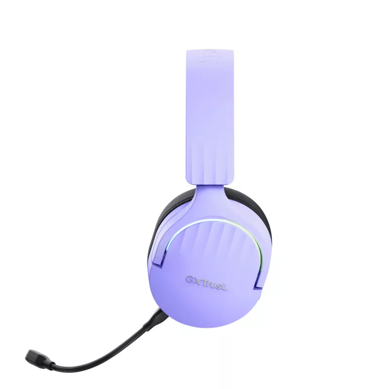Trust GXT 491P FAYZO headset bekabeld & draadloos hoofdband gaming USB Type-A Bluetooth zwart, paars