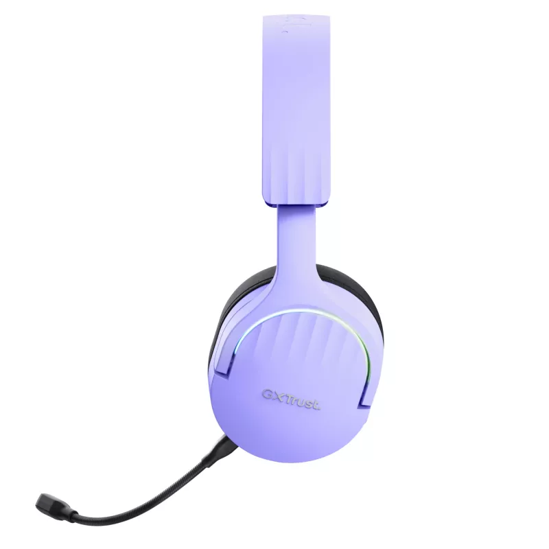 Trust GXT 491P FAYZO headset bekabeld & draadloos hoofdband gaming USB Type-A Bluetooth zwart, paars