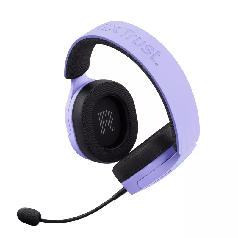 Trust GXT 491P FAYZO headset bekabeld & draadloos hoofdband gaming USB Type-A Bluetooth zwart, paars