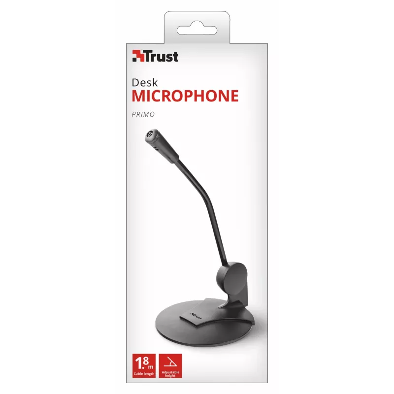 Trust 21674 microfoon zwart pc-microfoon