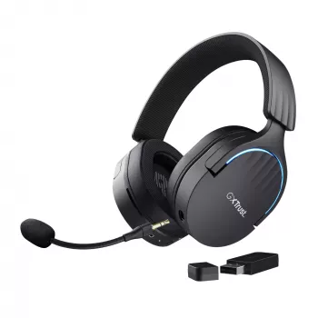 Trust GXT 491 Fayzo headset bekabeld & draadloos hoofdband gaming USB Type-C Bluetooth zwart