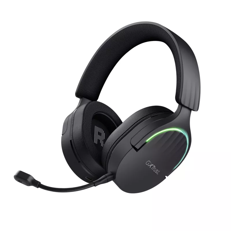 Trust GXT 491 Fayzo headset bekabeld & draadloos hoofdband gaming USB Type-C Bluetooth zwart