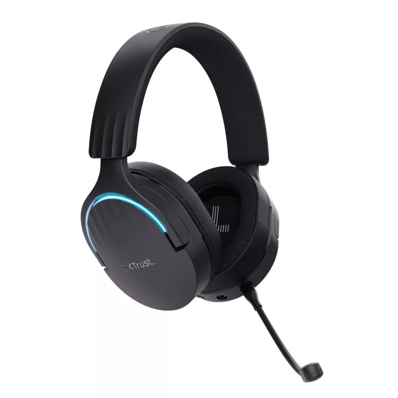 Trust GXT 491 Fayzo headset bekabeld & draadloos hoofdband gaming USB Type-C Bluetooth zwart