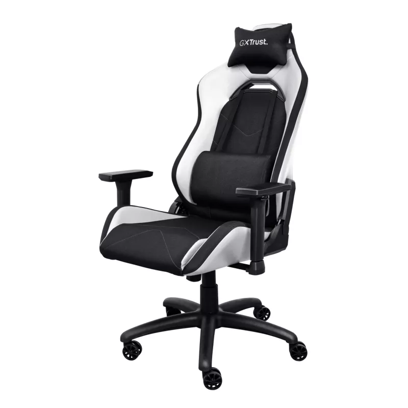 Trust GXT 714 RUYA universele gaming-stoel, zwart, wit