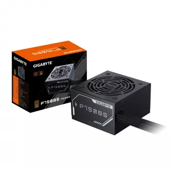 GIGABYTE P750BS voeding – PCI-E 6+2 pin x 4, 80 PLUS Bronze, 120-mm-ventilator, ATX-compatibel, EU-stekker