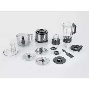 Keukenmachine Severin KM 3892 1200 W 1,5 l zwart roestvrijstaal