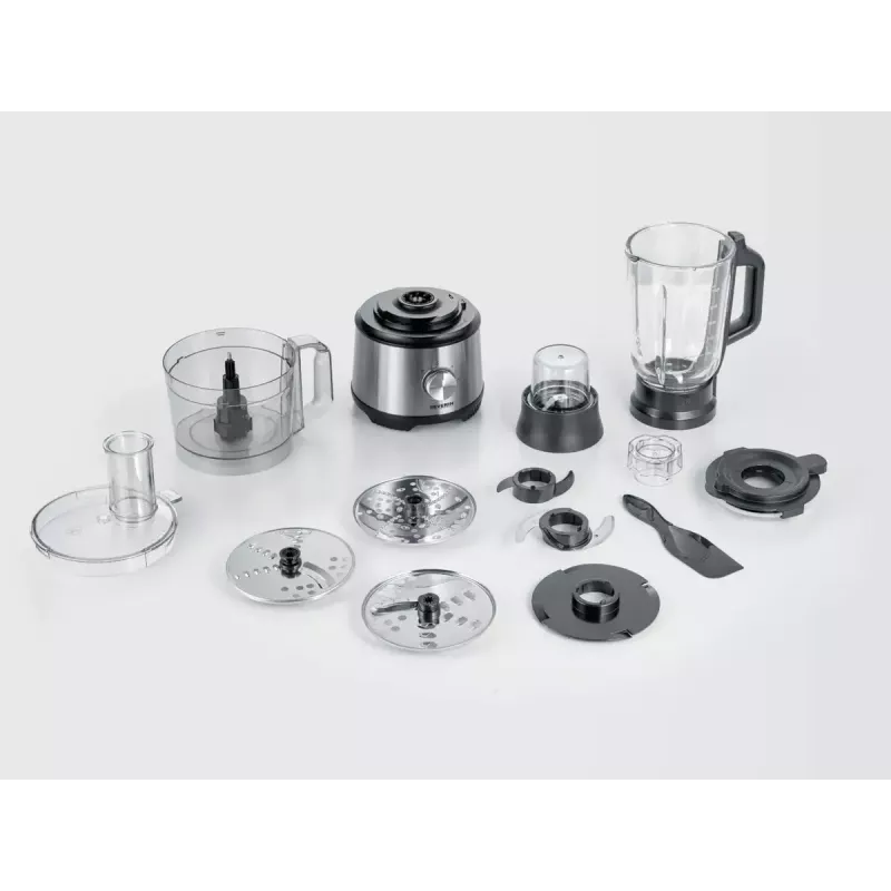 Keukenmachine Severin KM 3892 1200 W 1,5 l zwart roestvrijstaal