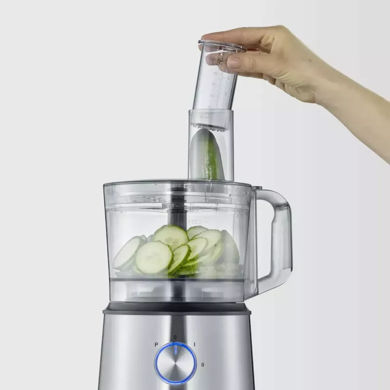 Keukenmachine Severin KM 3892 1200 W 1,5 l zwart roestvrijstaal