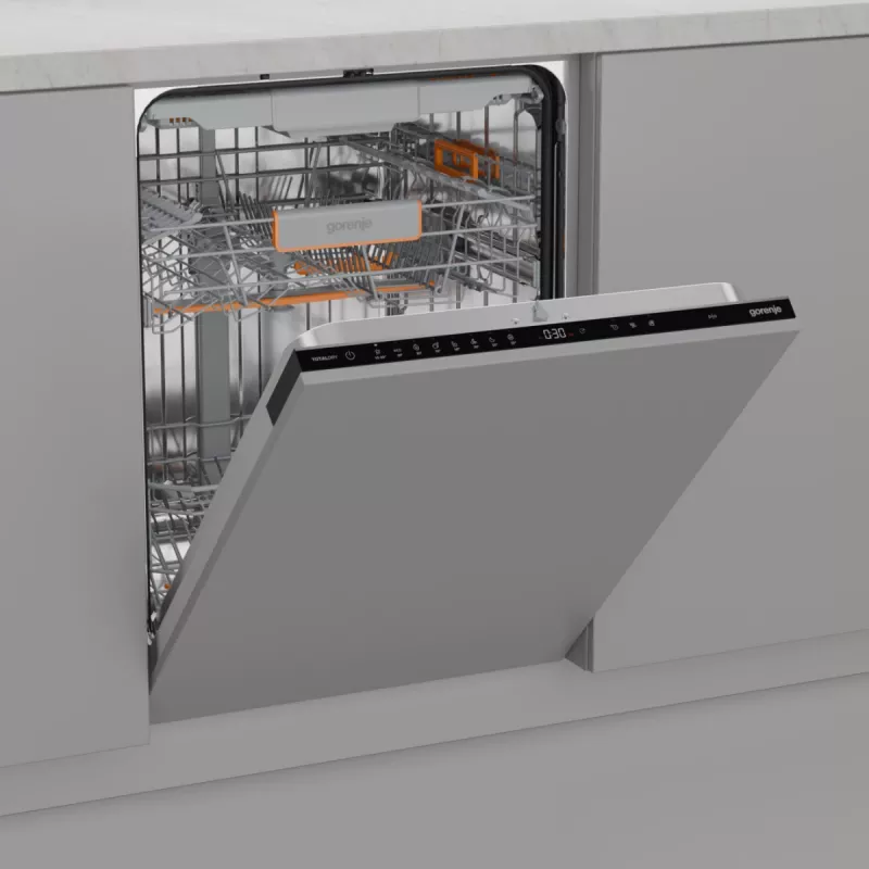 Onderbouwvaatwasser Gorenje GV663B65XXL — roestvrijstaal, 60 cm, 14 couverts, 6 programma's, 38 dB